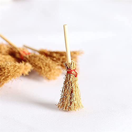 Foto 8 pulgar | Escobas De Paja Artesanales En Miniatura, 30 Unidades, Para Decoración De Fiestas De Halloween - Venta Internacional.
