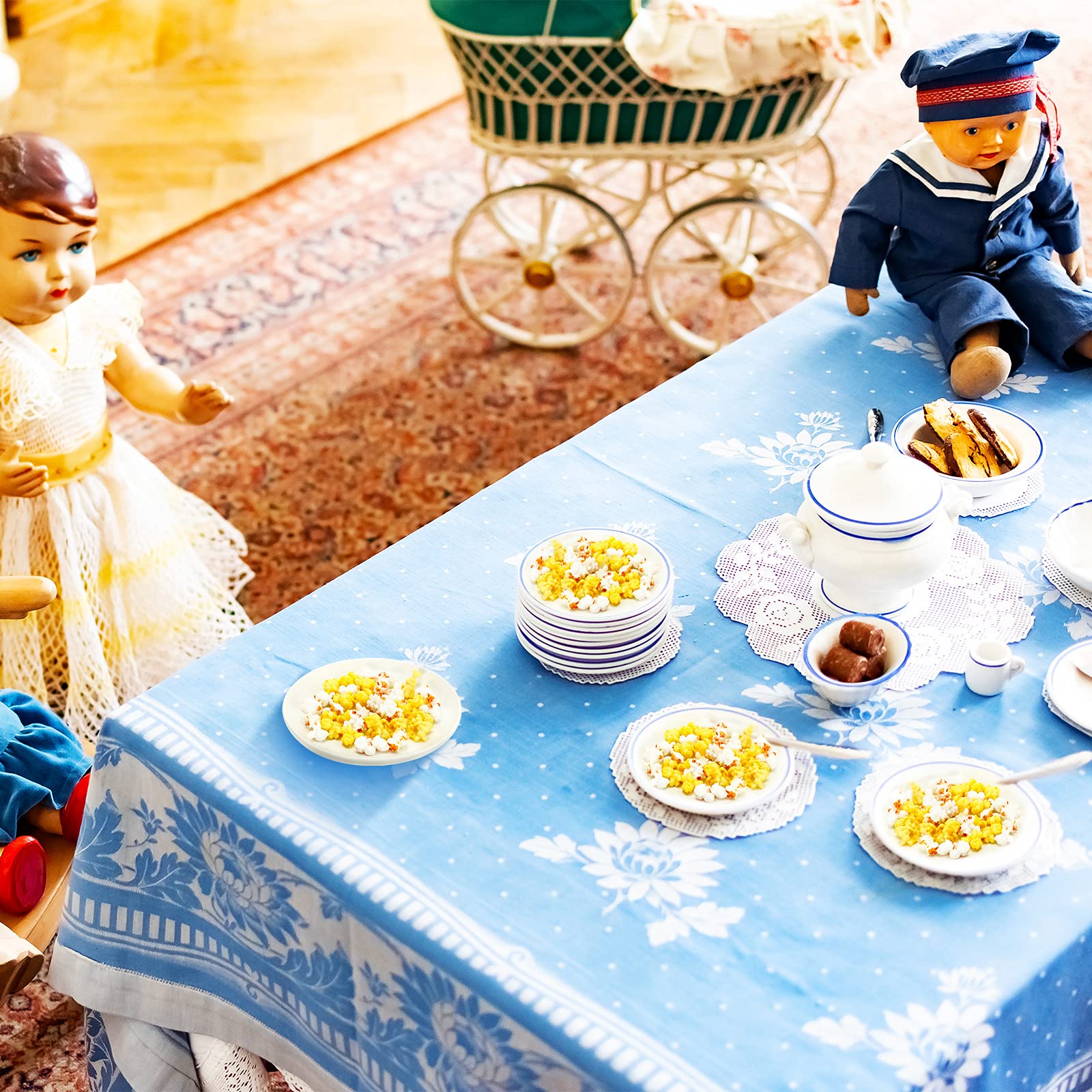 Foto 6 | Vestido En Miniatura Con Forma De Palomitas De Maíz Falso, 100 Piezas, Resina, Colores Mezclados - Venta Internacional.