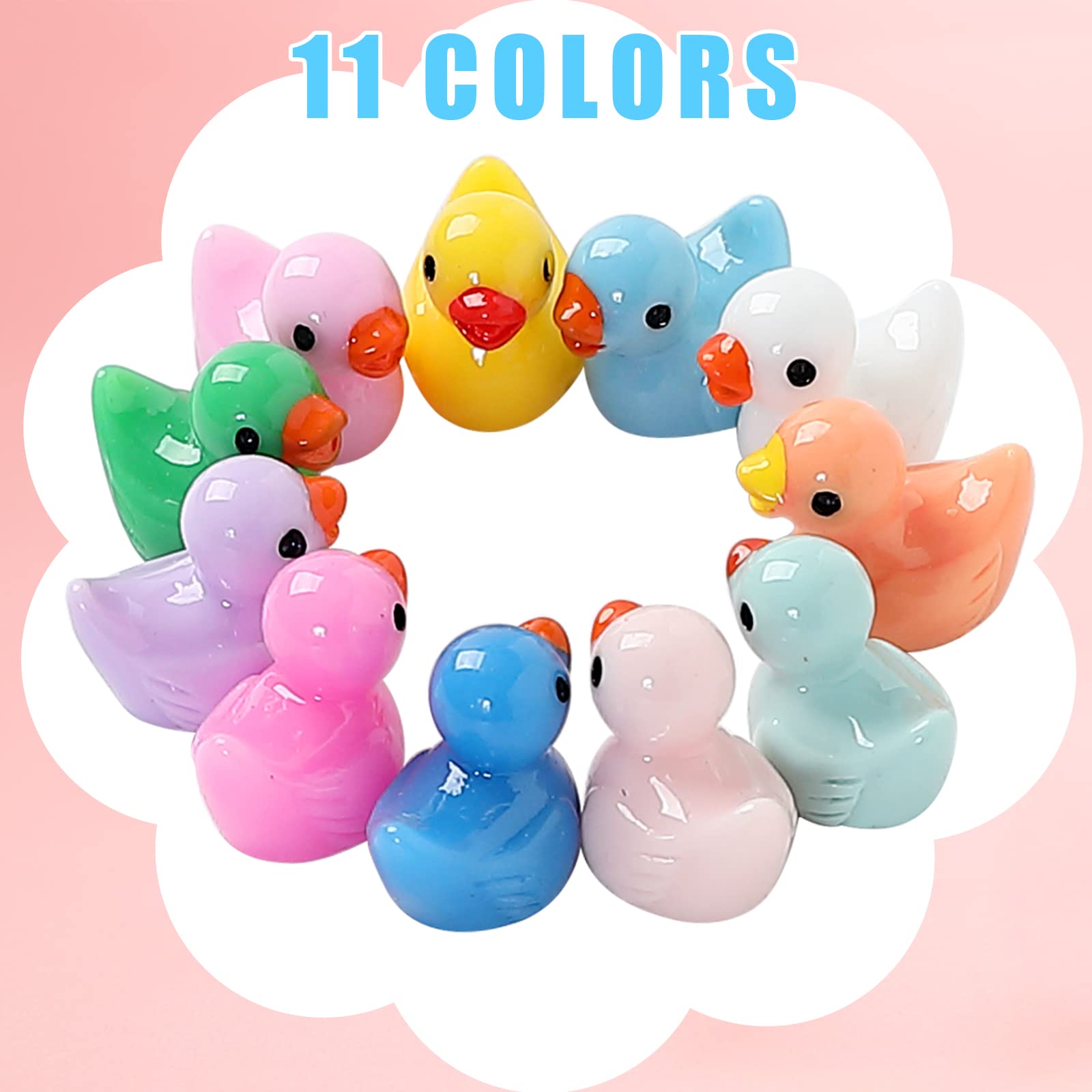 Foto 4 pulgar | Figuras De Pato Louhua Mini Ducks, Paquete De 220 Unidades, Para Decoración - Venta Internacional.