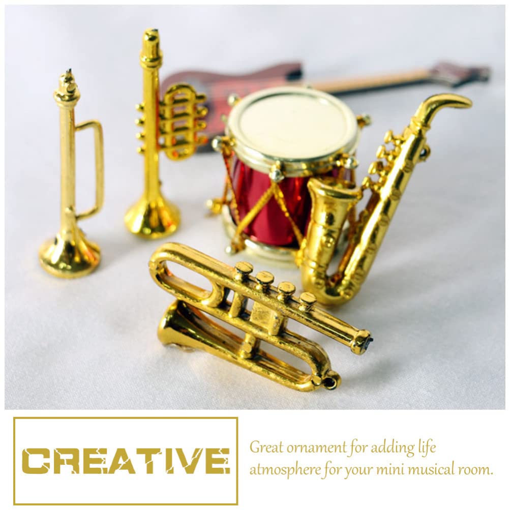 Foto 5 | Set De Instrumentos Musicales En Miniatura Toyandona Para Decoración Del Hogar - Venta Internacional.