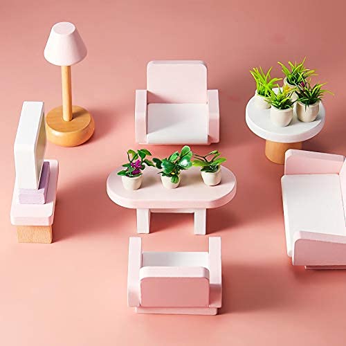 Foto 5 pulgar | Juego De Miniplantas En Maceta Para Casa De Muñecas, 12 Unidades - Venta Internacional.