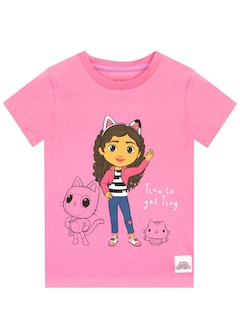 Foto 1 | Camiseta Dreamworks Gabby's Dollhouse Para Niñas, Color Rosa, Talla 8 - Venta Internacional.