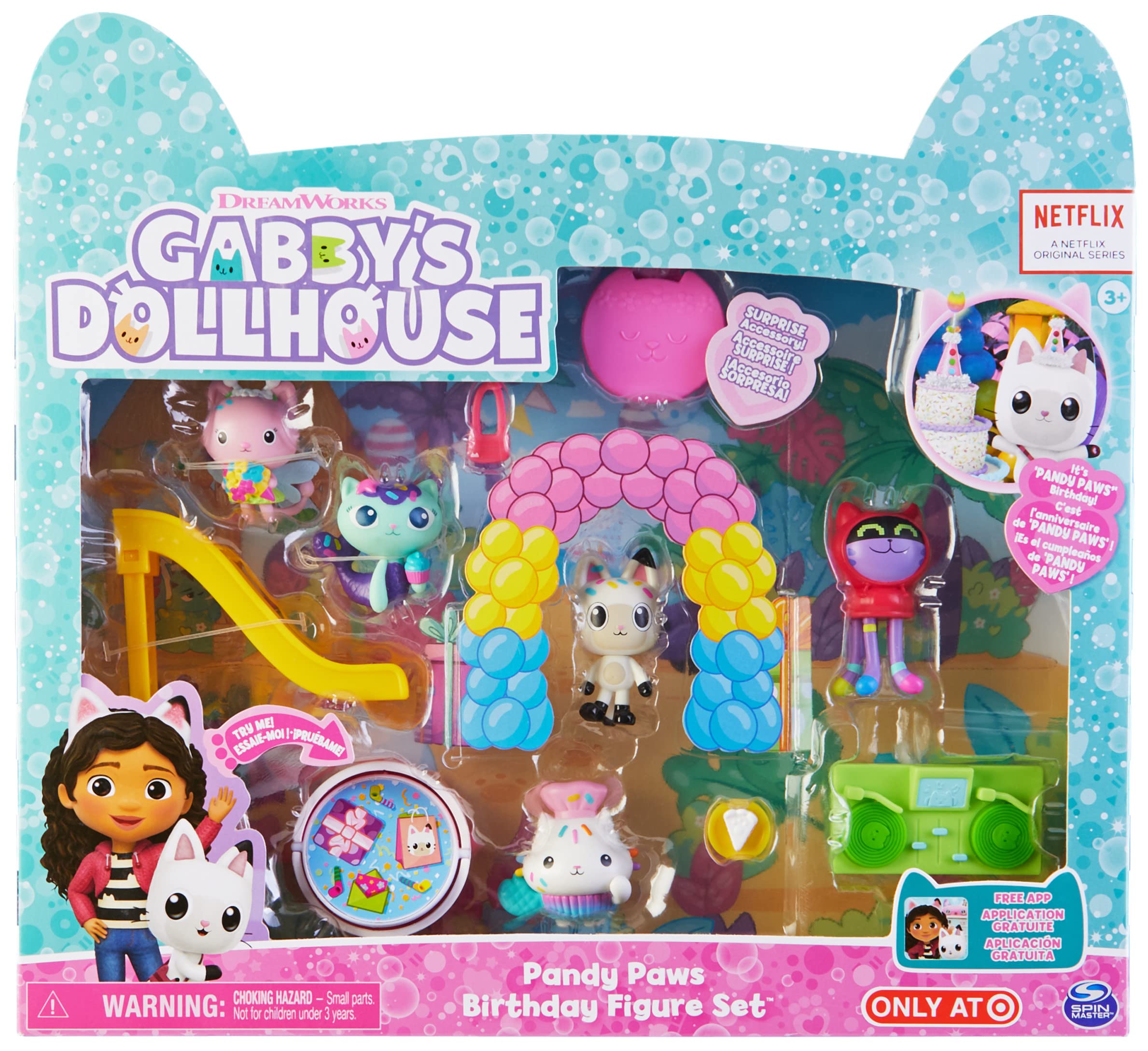 Foto 3 pulgar | Juego De Pegatinas Gabbys Dollhouse Pandy Paws Birthday With Bon - Venta Internacional.