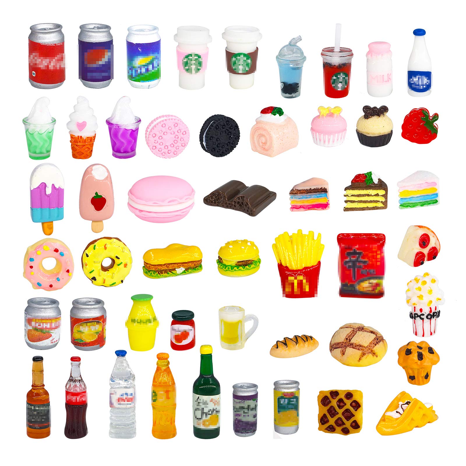 Foto 2 pulgar | Botellas De Comida Y Bebida En Miniatura Para 1/12 Doll Hou - Venta Internacional.