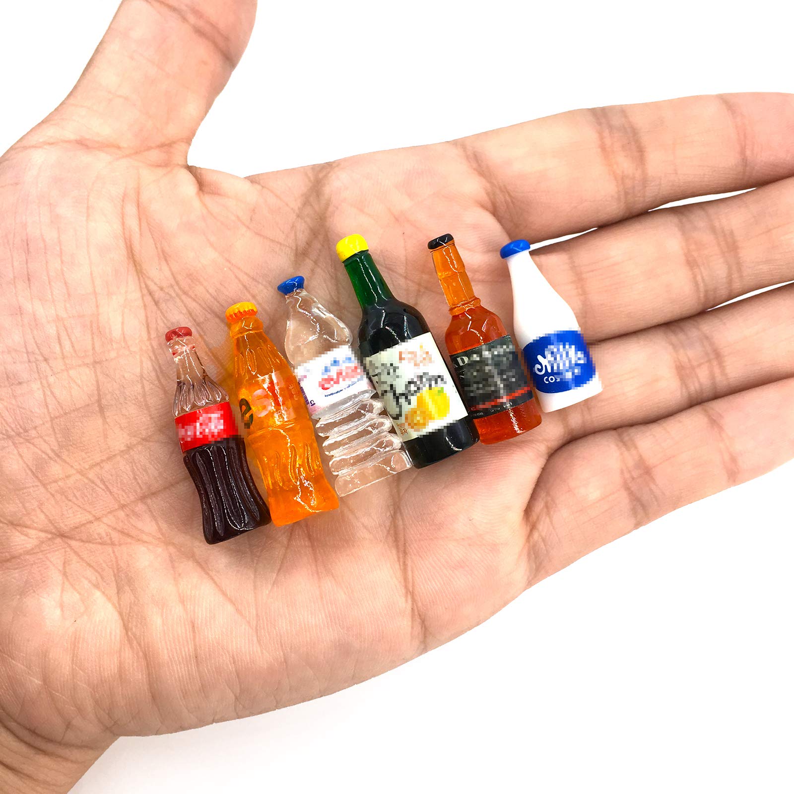 Foto 2 | Botellas De Comida Y Bebida En Miniatura Para 1/12 Doll Hou - Venta Internacional.