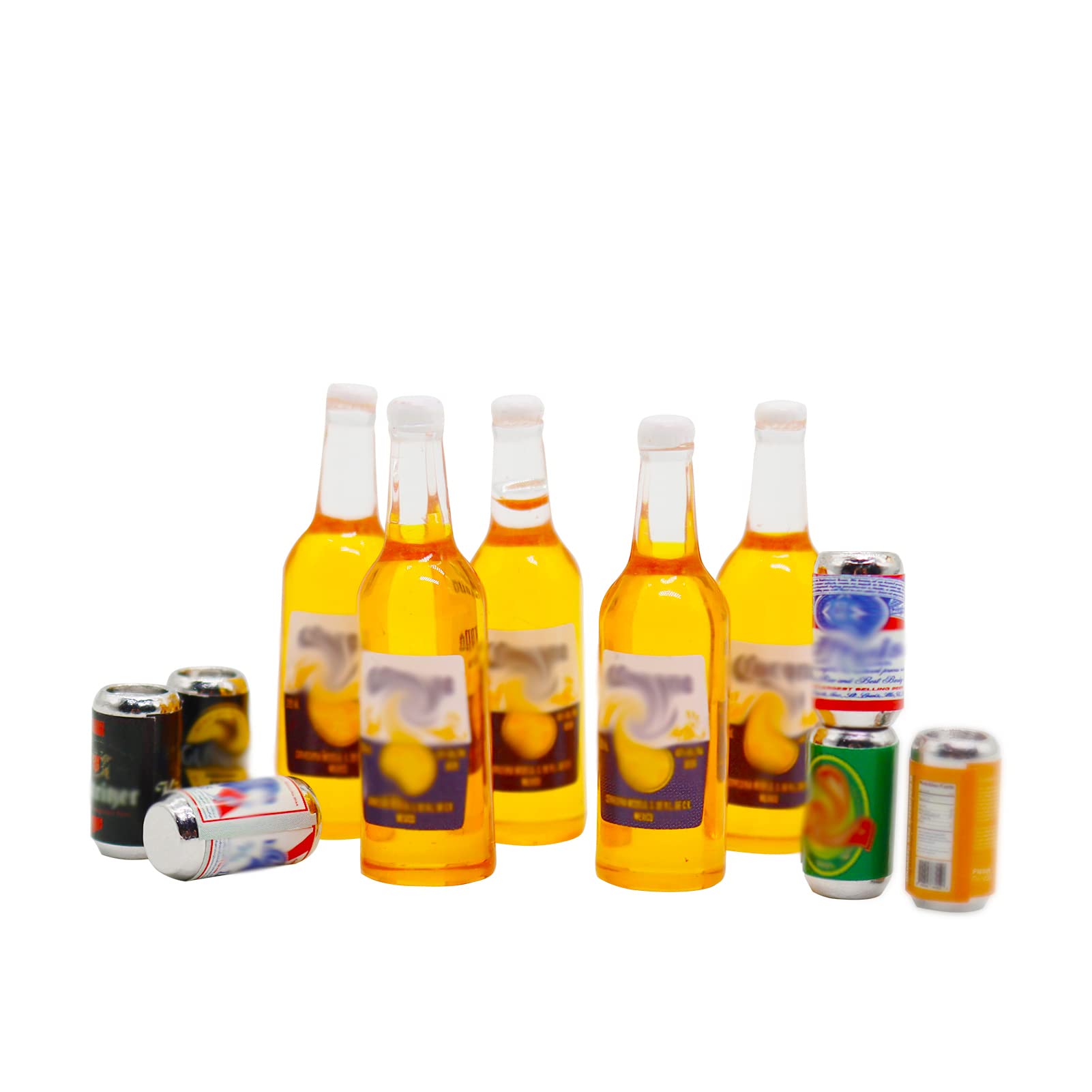 Foto 2 pulgar | Botellas Y Latas De Cerveza En Miniatura Para Decoración De Jardines De Hadas - Venta Internacional.