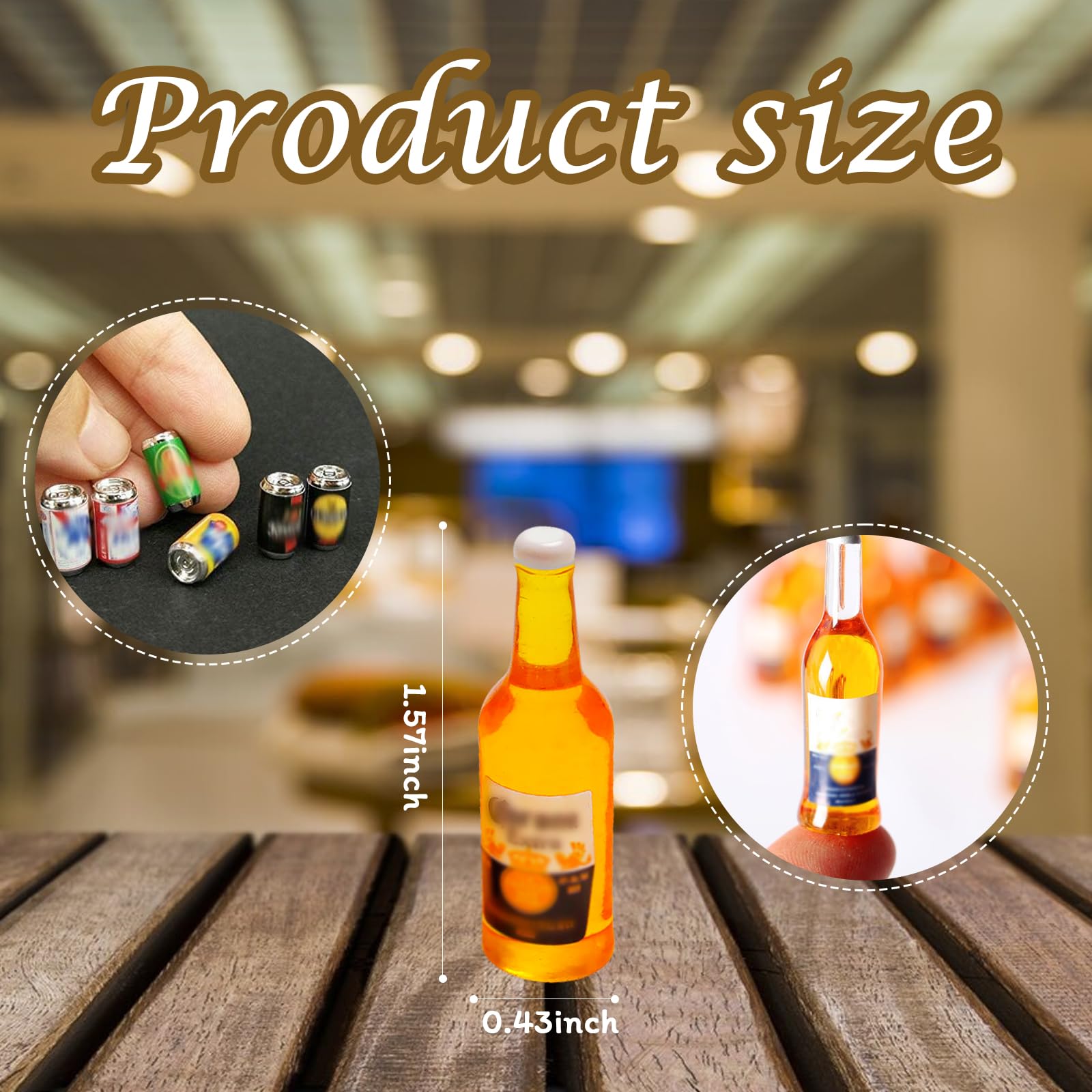 Foto 3 pulgar | Botellas Y Latas De Cerveza En Miniatura Para Decoración De Jardines De Hadas - Venta Internacional.
