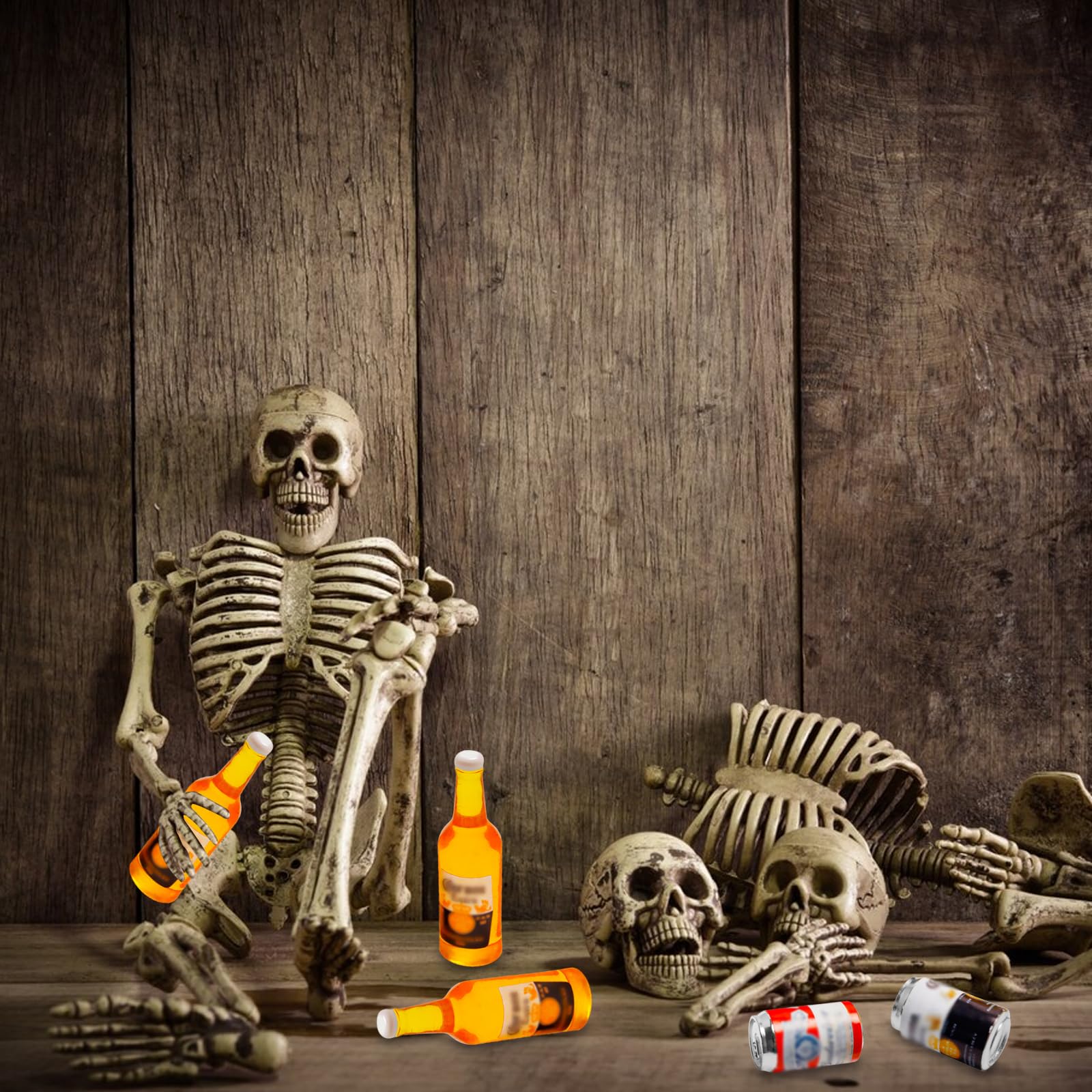 Foto 6 pulgar | Botellas Y Latas De Cerveza En Miniatura Para Decoración De Jardines De Hadas - Venta Internacional.