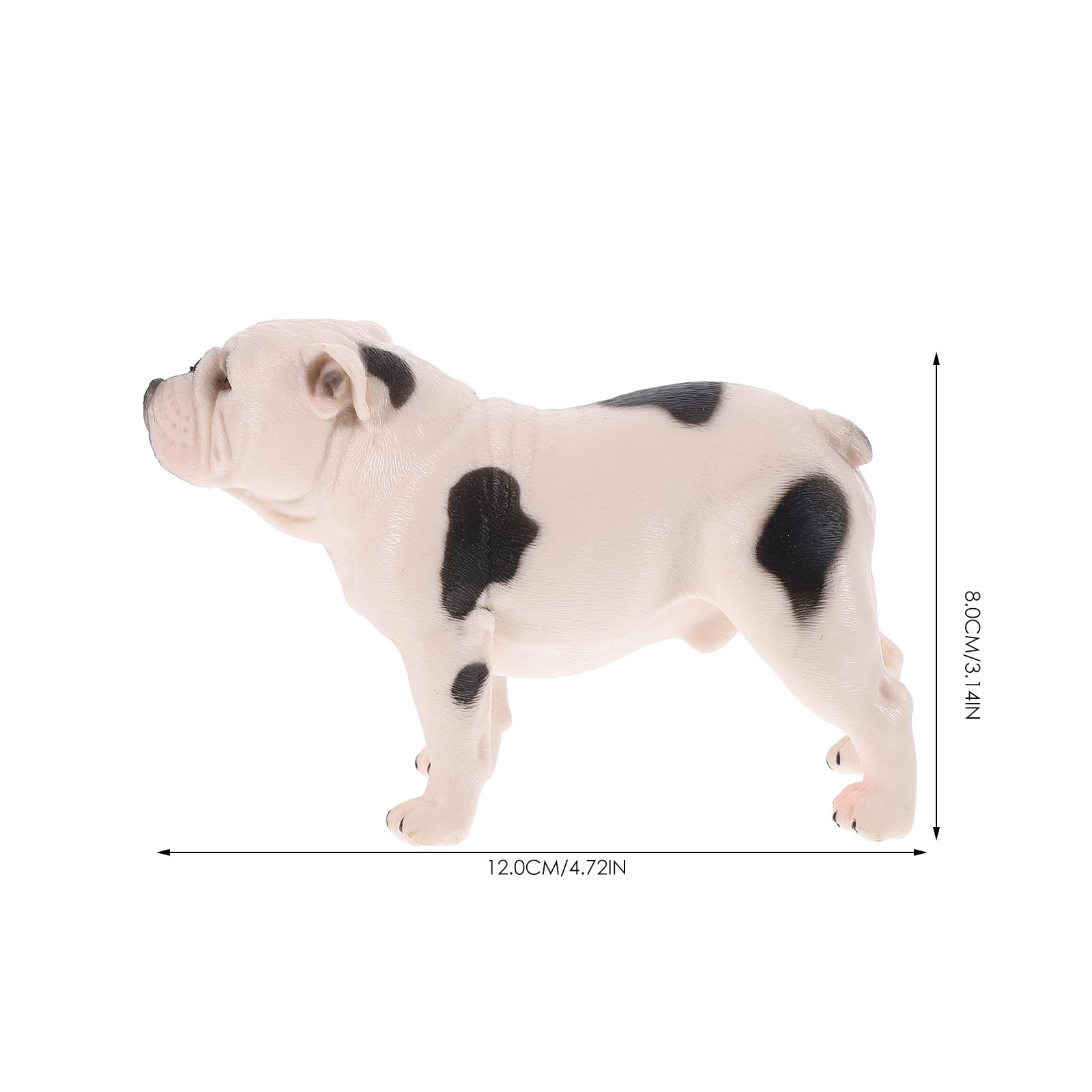 Foto 5 pulgar | Figura De Perro Toyandona Bulldog Pet Animal, Pvc, 14,6 Cm - Venta Internacional.