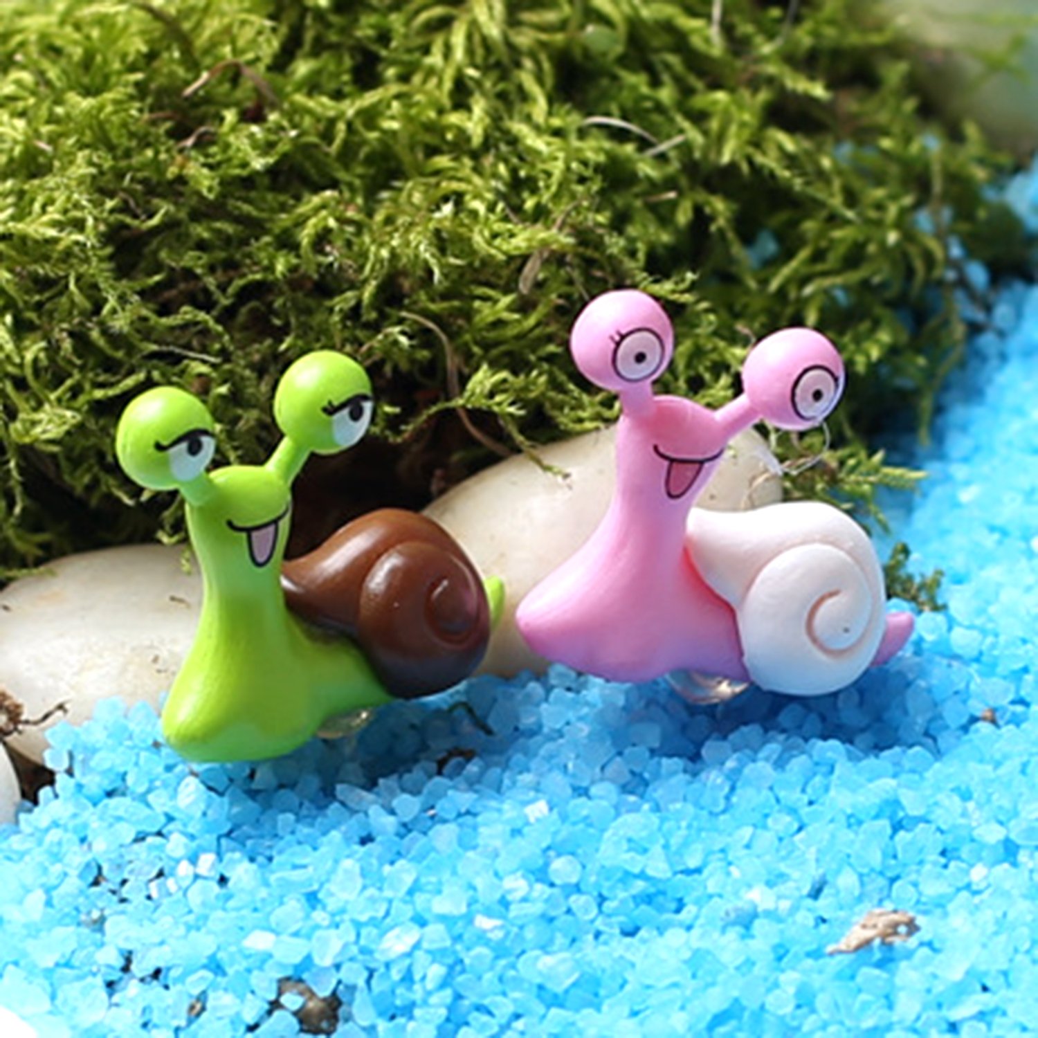 Foto 3 pulgar | Figura De Caracol En Miniatura Bronagrand Para Decoración De Jardín, 10 Unidades, Resina - Venta Internacional.