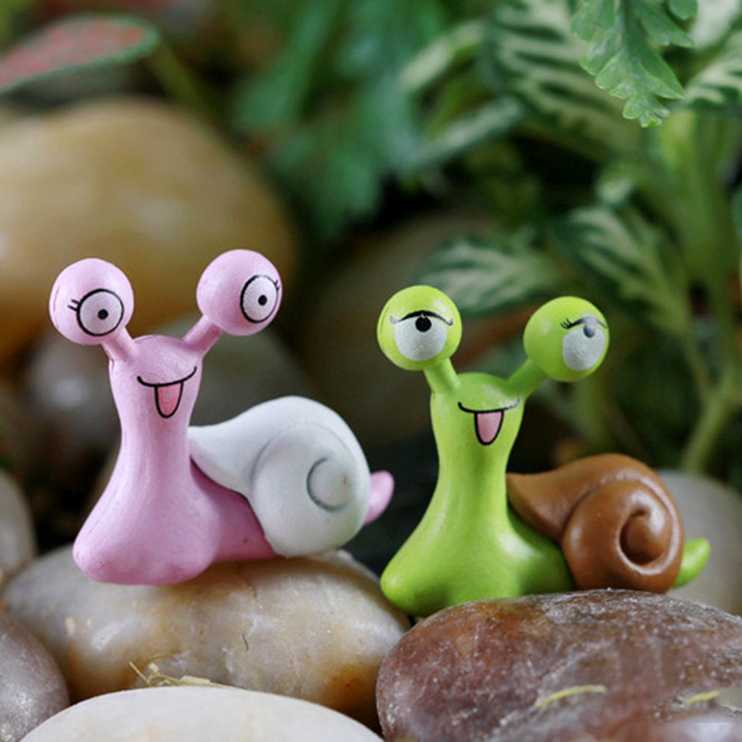 Foto 4 pulgar | Figura De Caracol En Miniatura Bronagrand Para Decoración De Jardín, 10 Unidades, Resina - Venta Internacional.