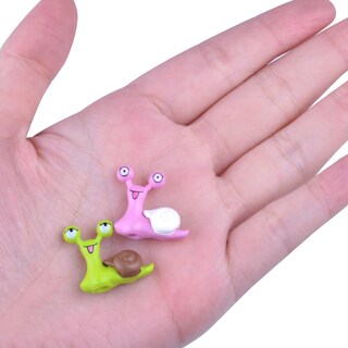 Foto 6 | Figura De Caracol En Miniatura Bronagrand Para Decoración De Jardín, 10 Unidades, Resina - Venta Internacional.