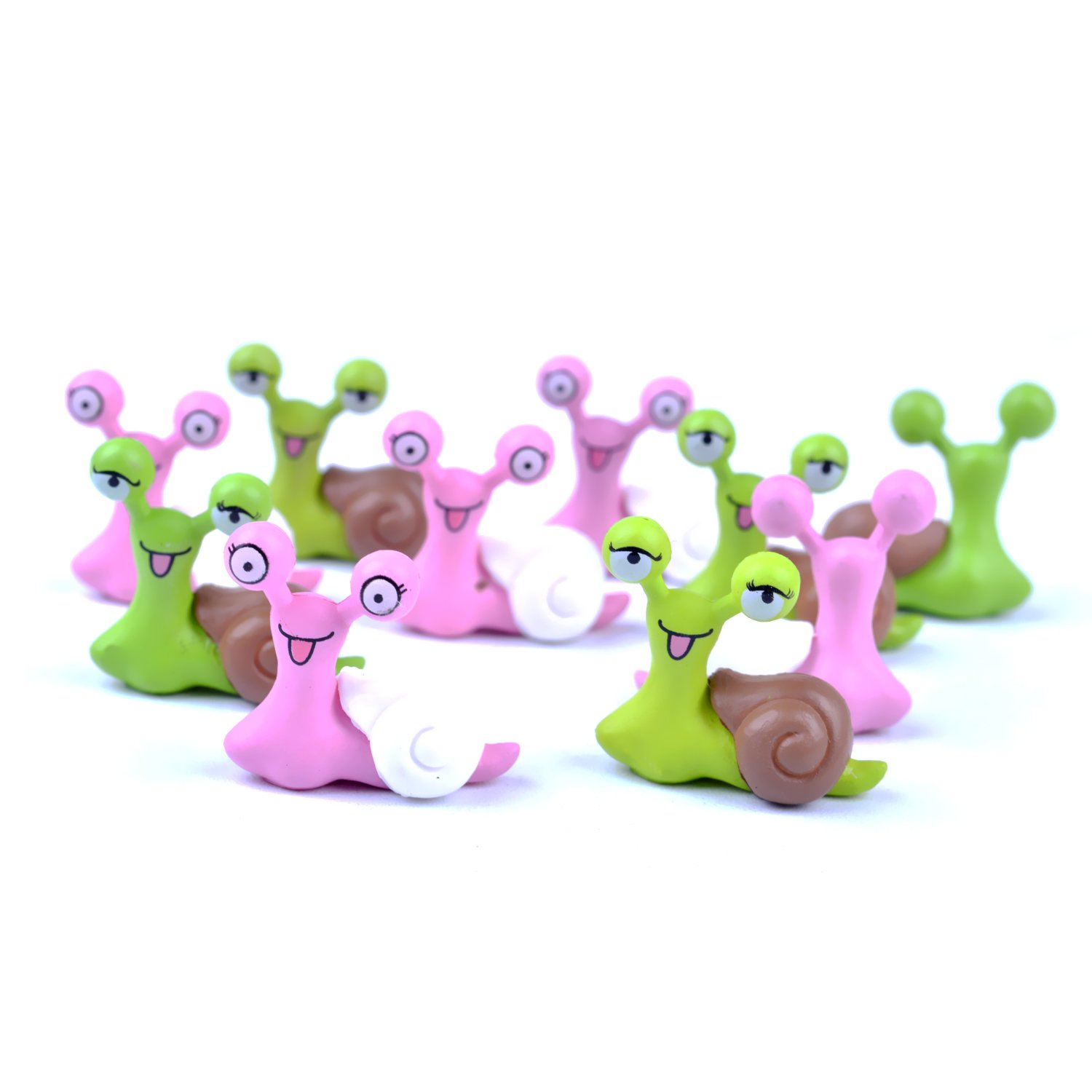 Foto 8 pulgar | Figura De Caracol En Miniatura Bronagrand Para Decoración De Jardín, 10 Unidades, Resina - Venta Internacional.