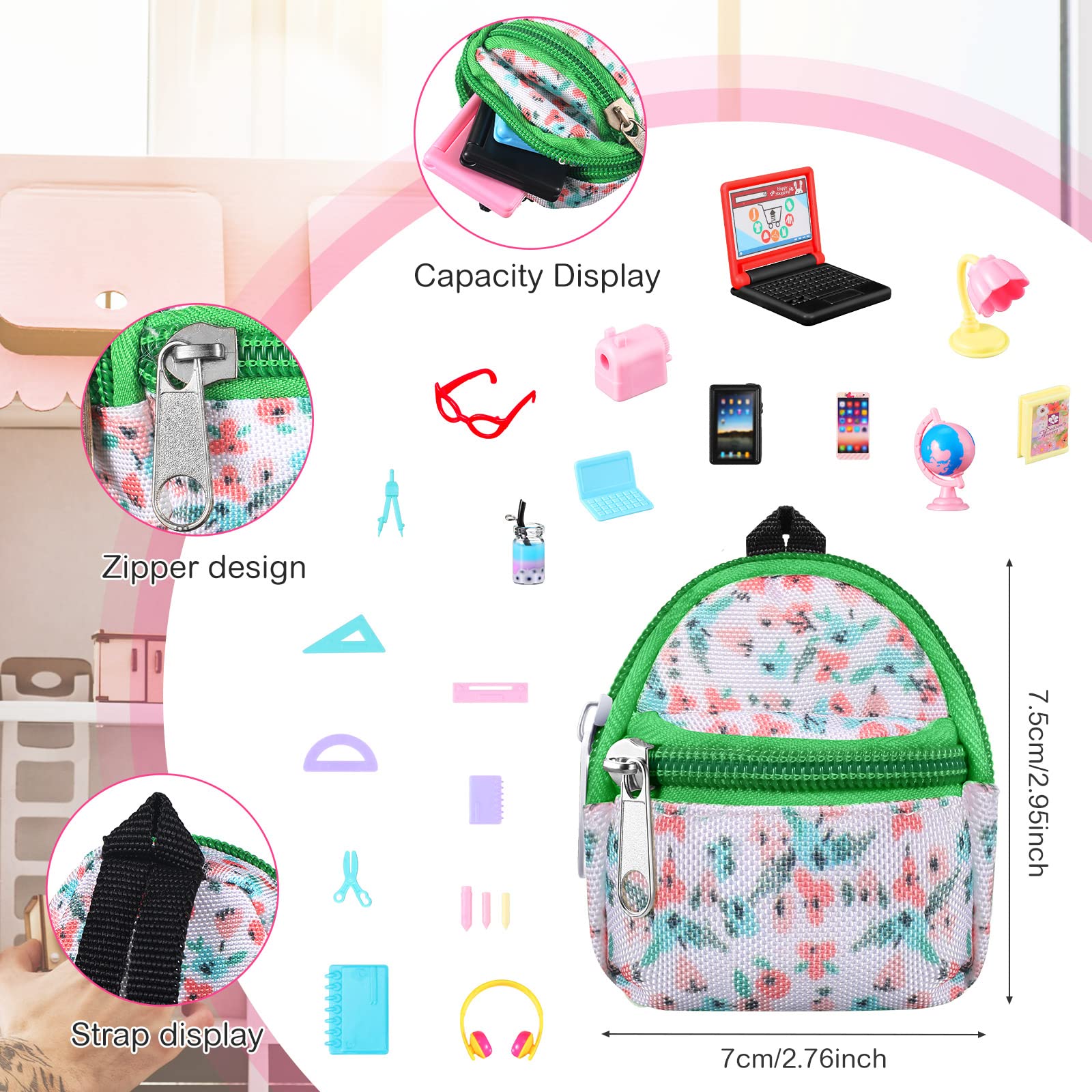 Foto 2 | Minitablet Portátil Dollhouse Accessories Charniol, 29 Unidades - Venta Internacional.