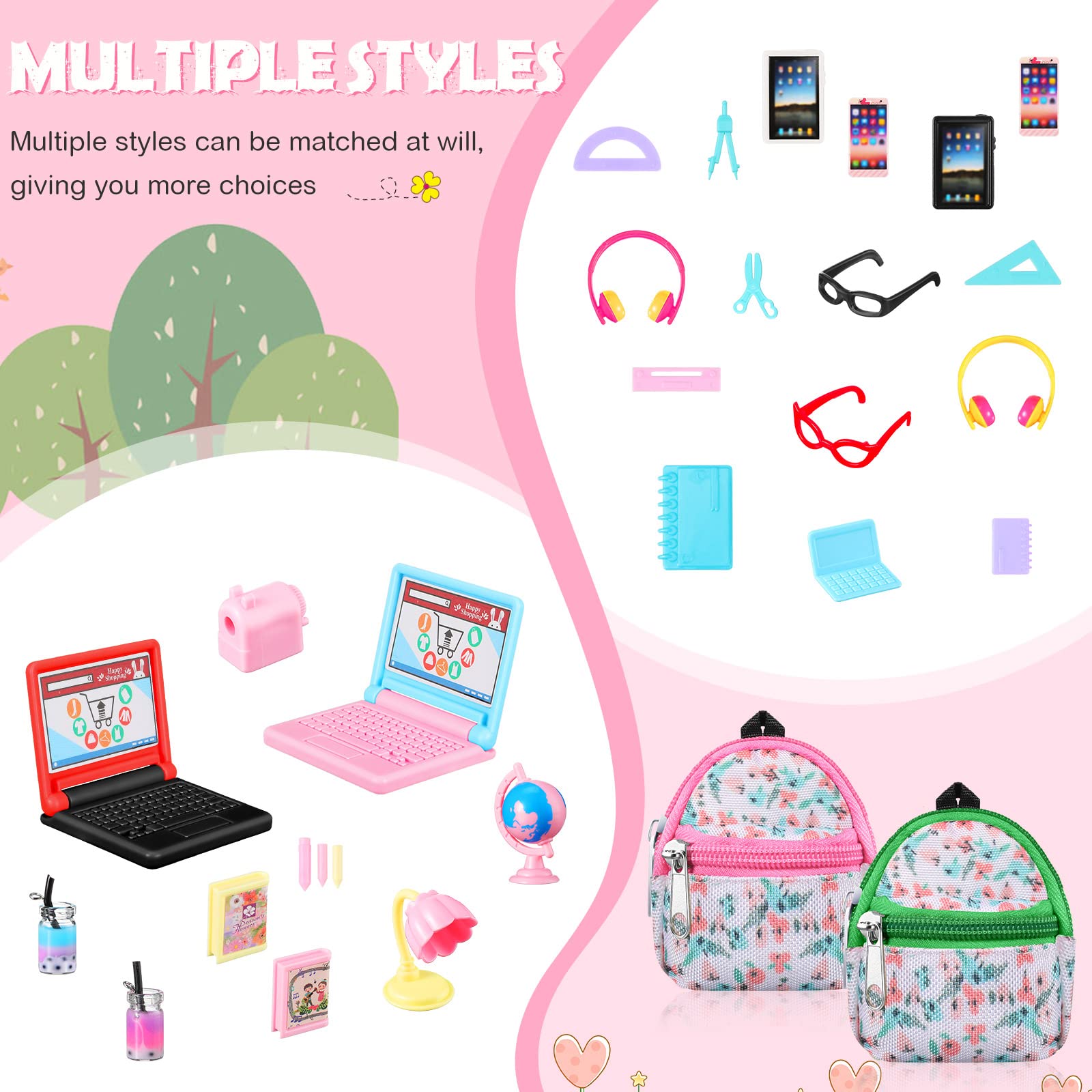 Foto 4 pulgar | Minitablet Portátil Dollhouse Accessories Charniol, 29 Unidades - Venta Internacional.