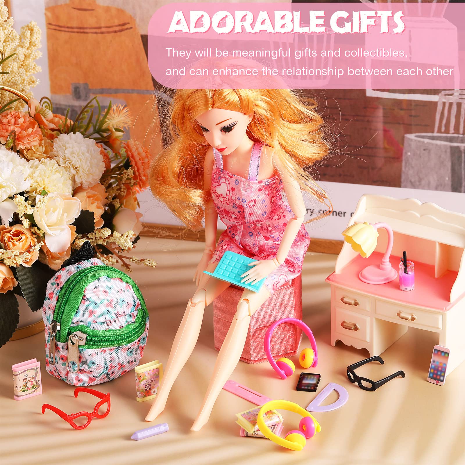 Foto 7 | Minitablet Portátil Dollhouse Accessories Charniol, 29 Unidades - Venta Internacional.