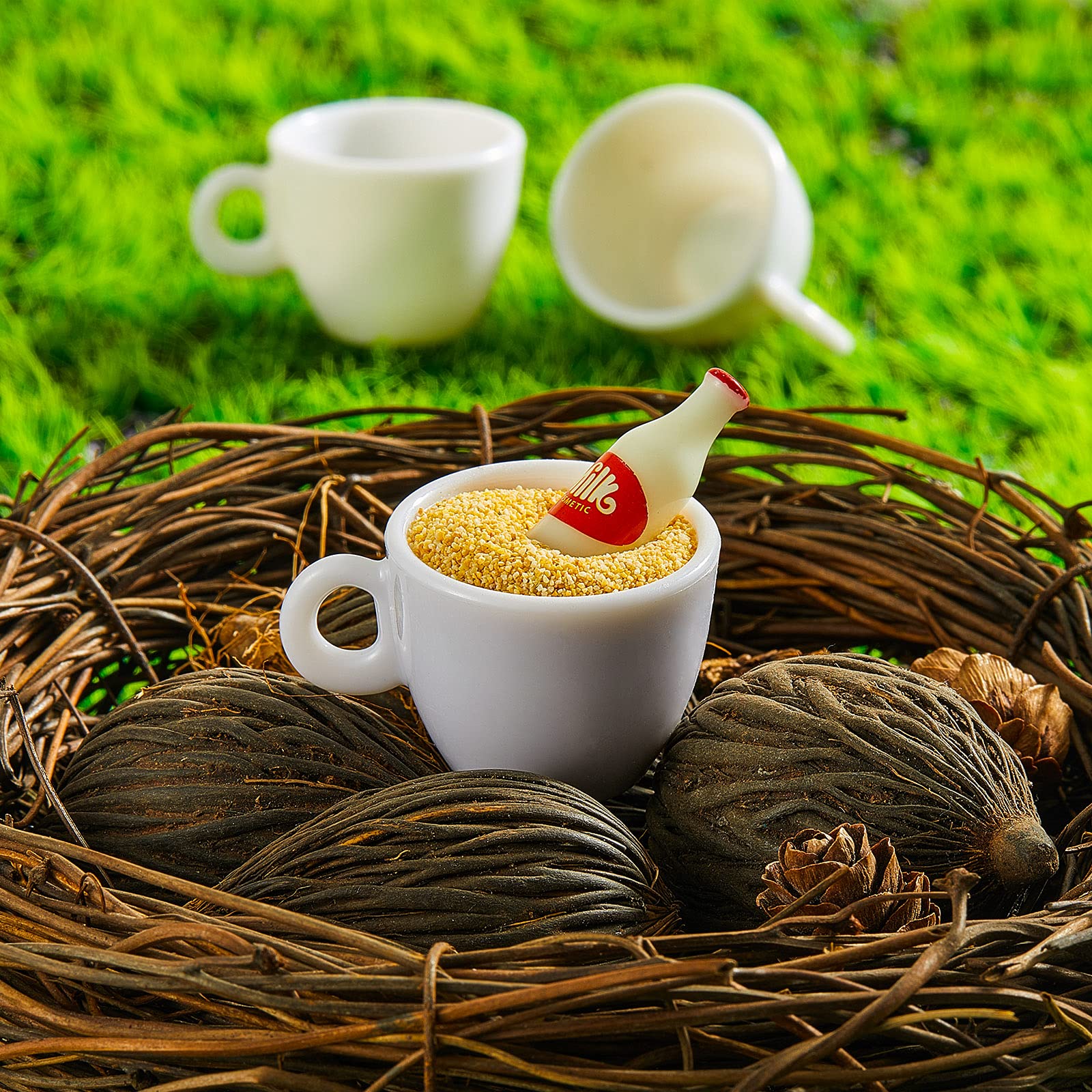 Foto 4 | Minitazas De Café Patelai De Plástico Blanco Para Casa De Muñecas (30 Unidades) - Venta Internacional.