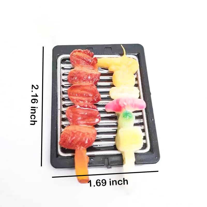 Foto 5 pulgar | Figura Cuadrada En Miniatura Para Horno Con Comida Y Bebida - Venta Internacional.