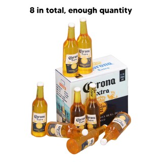Foto 2 | Botellas De Cerveza En Miniatura De Dollhouse Yoidesu, Escala 1:12 (8 Unidades) - Venta Internacional.