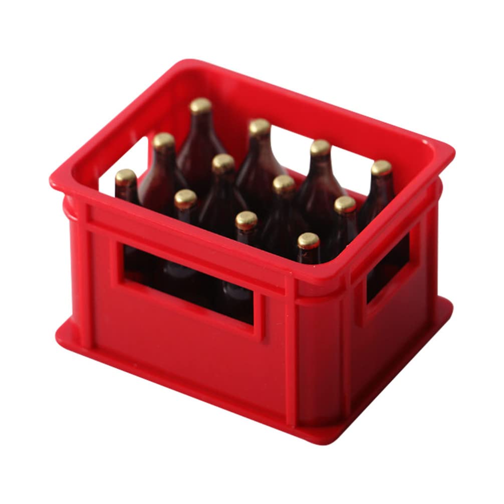 Caja De Botellas De Cerveza En Miniatura Dollhouse Beer Storage Toyandona - Venta Internacional.