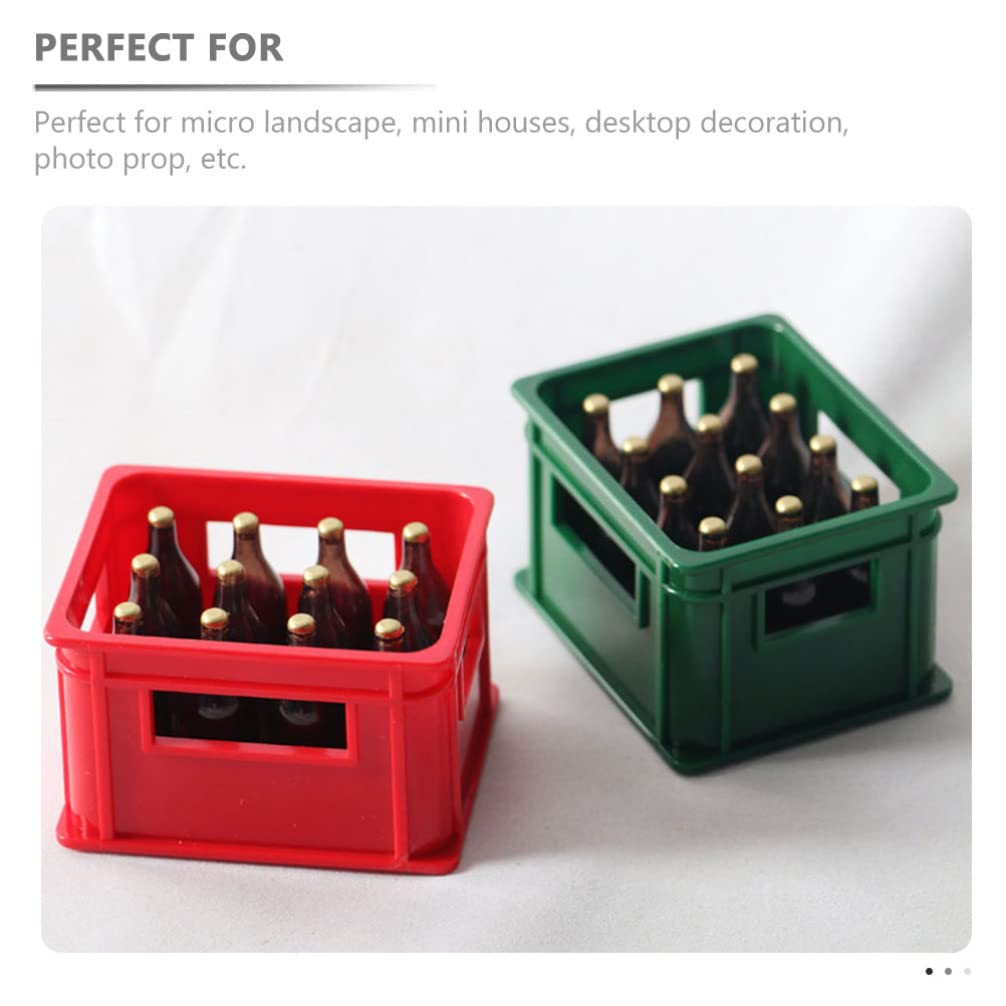 Foto 2 | Caja De Botellas De Cerveza En Miniatura Dollhouse Beer Storage Toyandona - Venta Internacional.