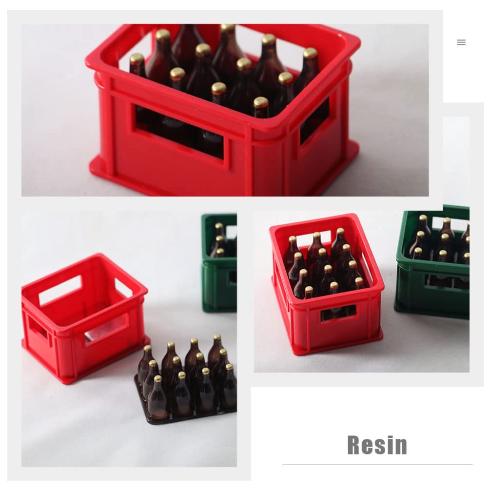 Foto 3 | Caja De Botellas De Cerveza En Miniatura Dollhouse Beer Storage Toyandona - Venta Internacional.