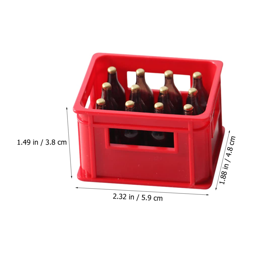 Foto 6 | Caja De Botellas De Cerveza En Miniatura Dollhouse Beer Storage Toyandona - Venta Internacional.