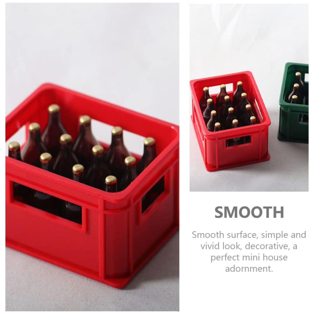 Foto 7 | Caja De Botellas De Cerveza En Miniatura Dollhouse Beer Storage Toyandona - Venta Internacional.