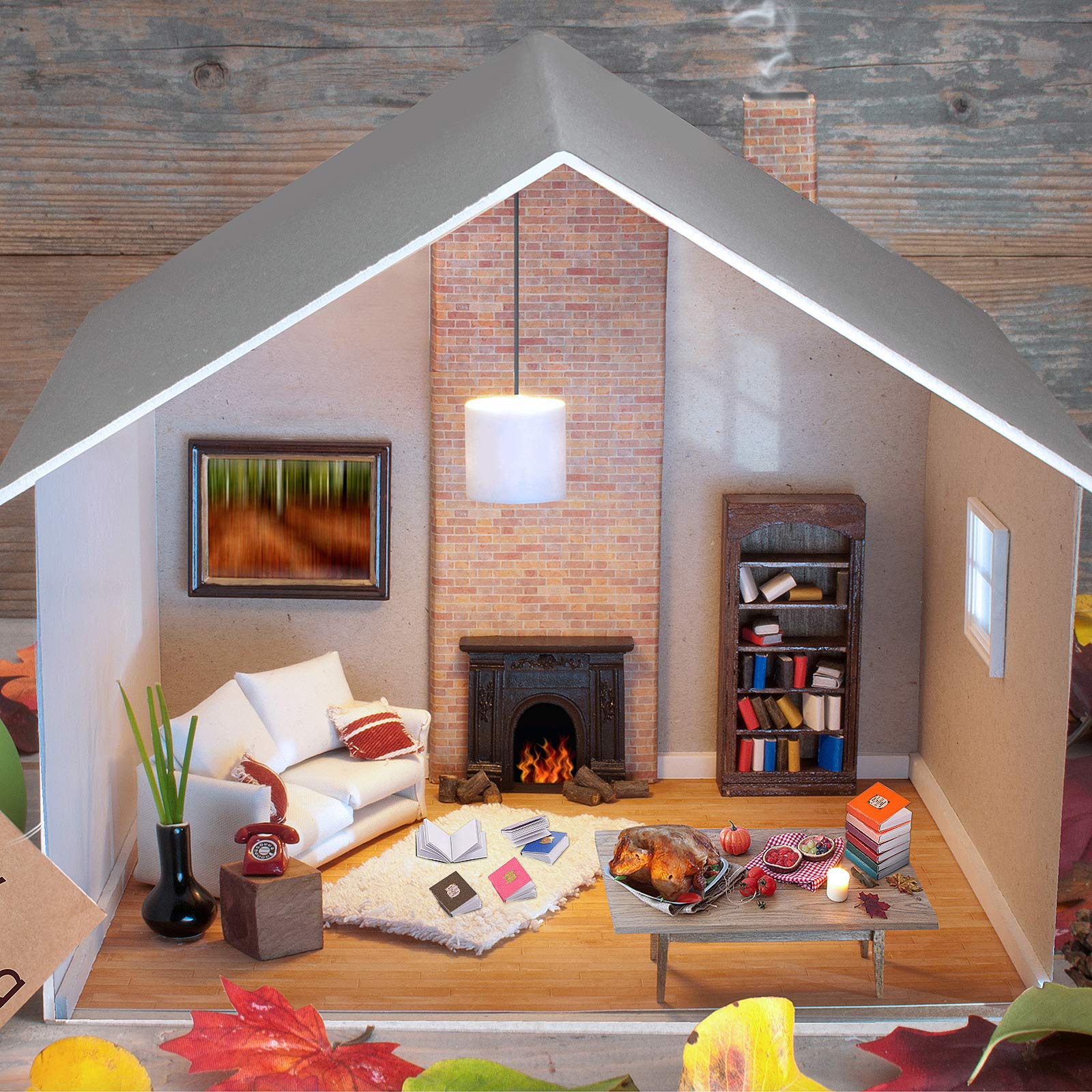 Foto 6 | Minilibros, Casas De Muñecas, Miniaturas Atemporales, 16 Unidades - Venta Internacional.