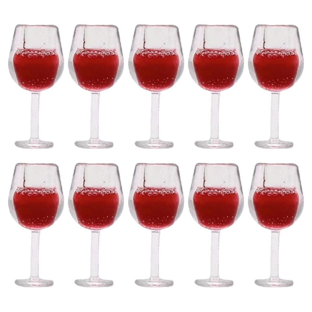 Foto 2 pulgar | Copas De Vino En Miniatura Para Adornar Casas De Muñecas - Venta Internacional.