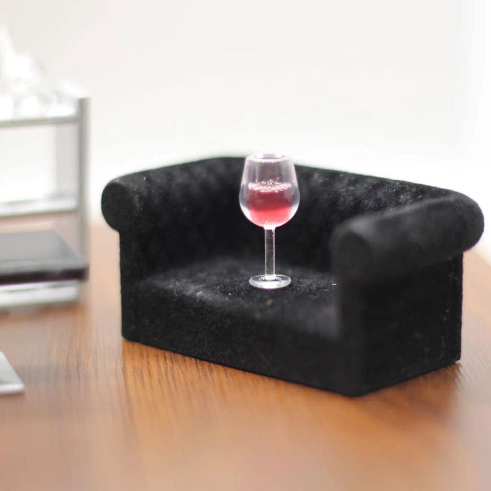 Foto 6 pulgar | Copas De Vino En Miniatura Para Adornar Casas De Muñecas - Venta Internacional.