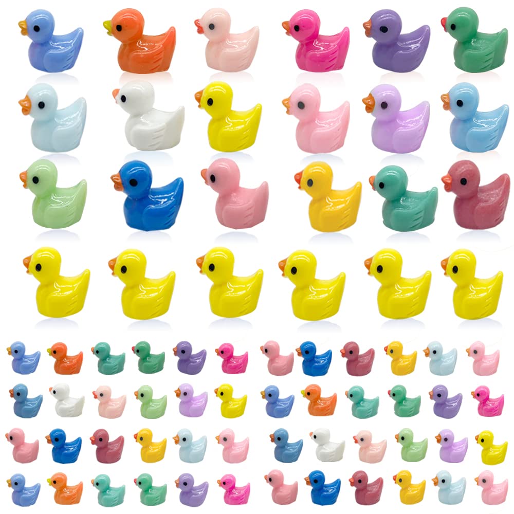 Foto 2 pulgar | Mini Patos De Resina Aweelon, 200 Unidades, Para Amuletos De Limo Y Manualidades - Venta Internacional.