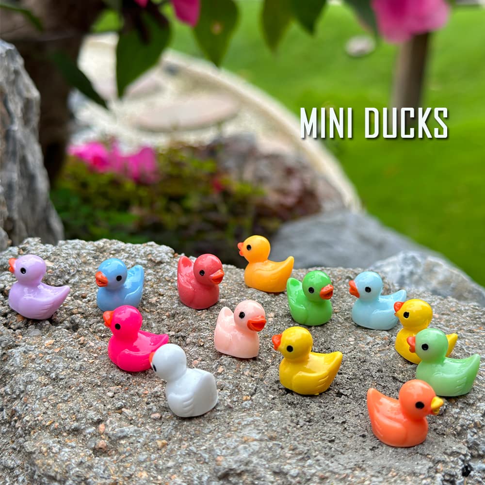 Foto 5 pulgar | Mini Patos De Resina Aweelon, 200 Unidades, Para Amuletos De Limo Y Manualidades - Venta Internacional.