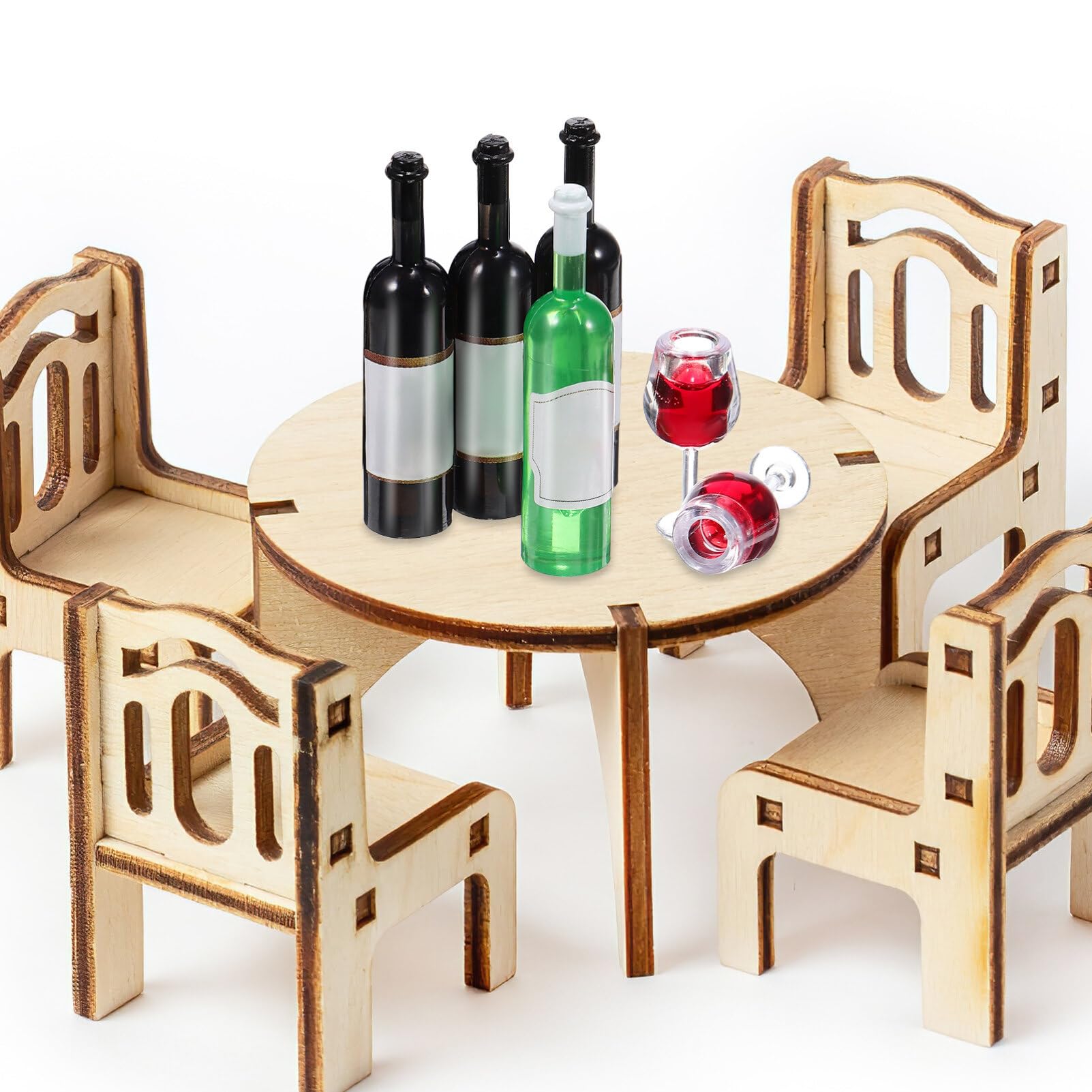 Foto 3 pulgar | Juego De Botellas De Vino En Miniatura Dollhouse, 18 Piezas - Venta Internacional.