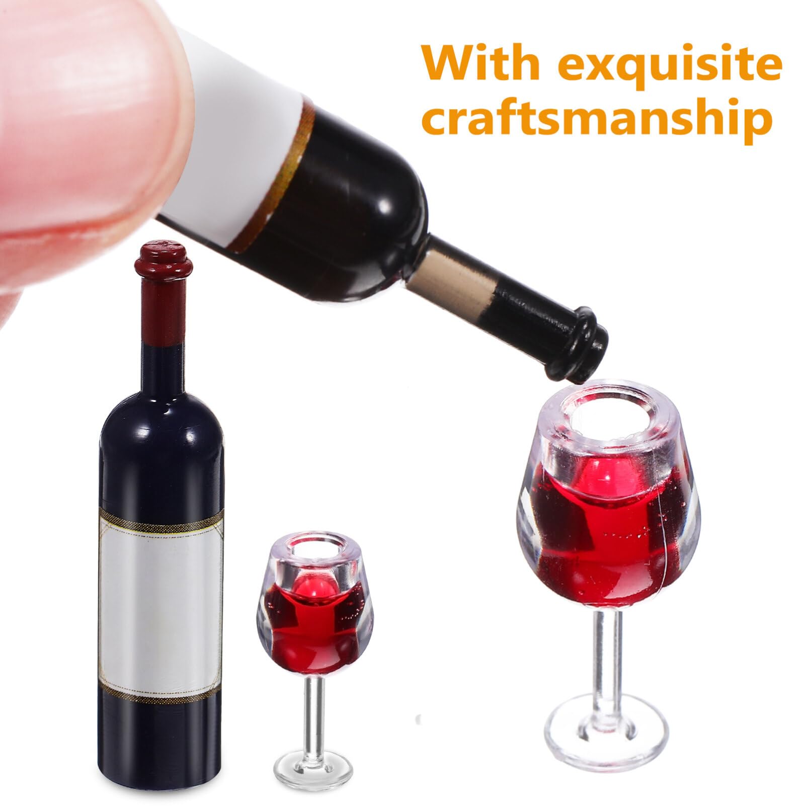 Foto 5 pulgar | Juego De Botellas De Vino En Miniatura Dollhouse, 18 Piezas - Venta Internacional.
