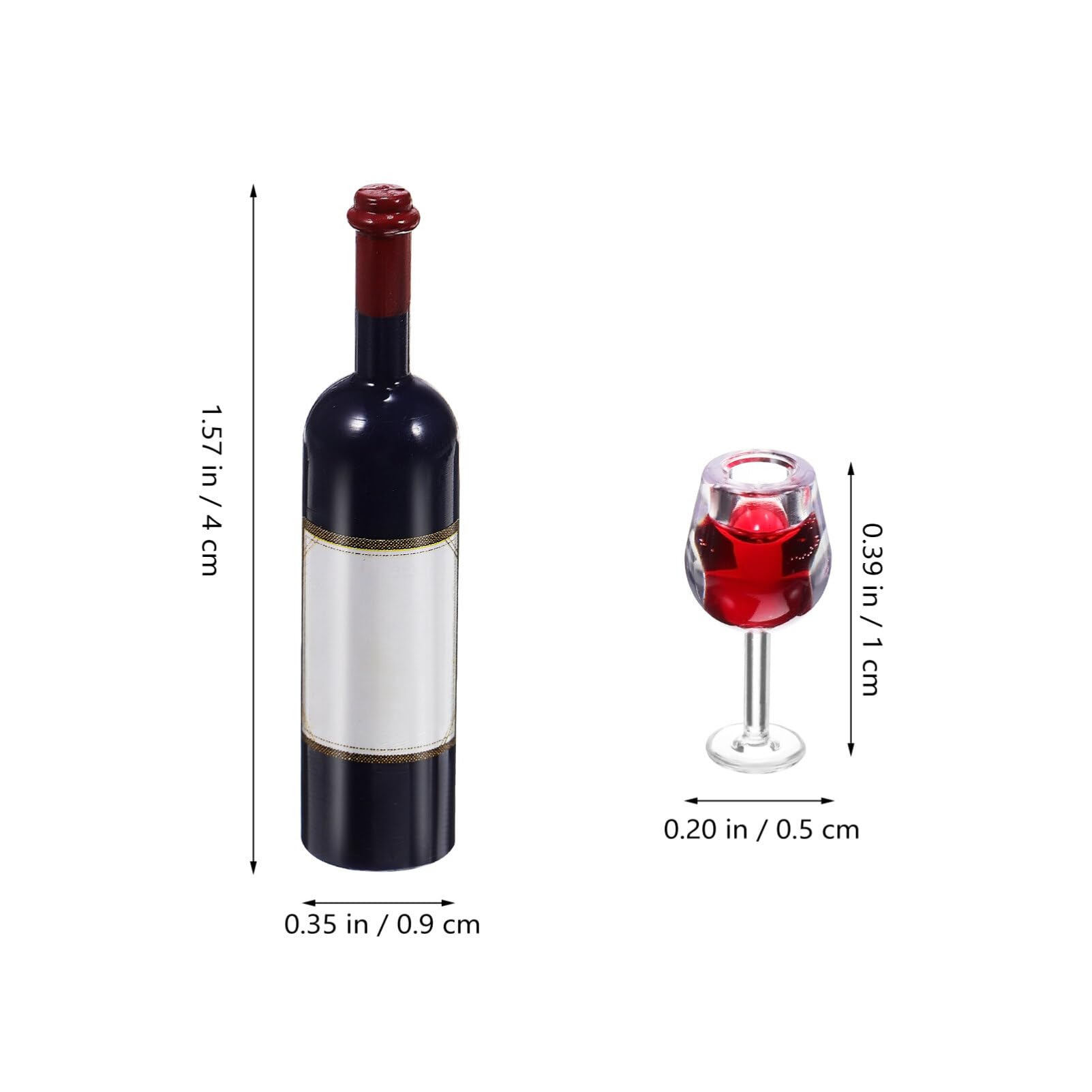 Foto 7 pulgar | Juego De Botellas De Vino En Miniatura Dollhouse, 18 Piezas - Venta Internacional.
