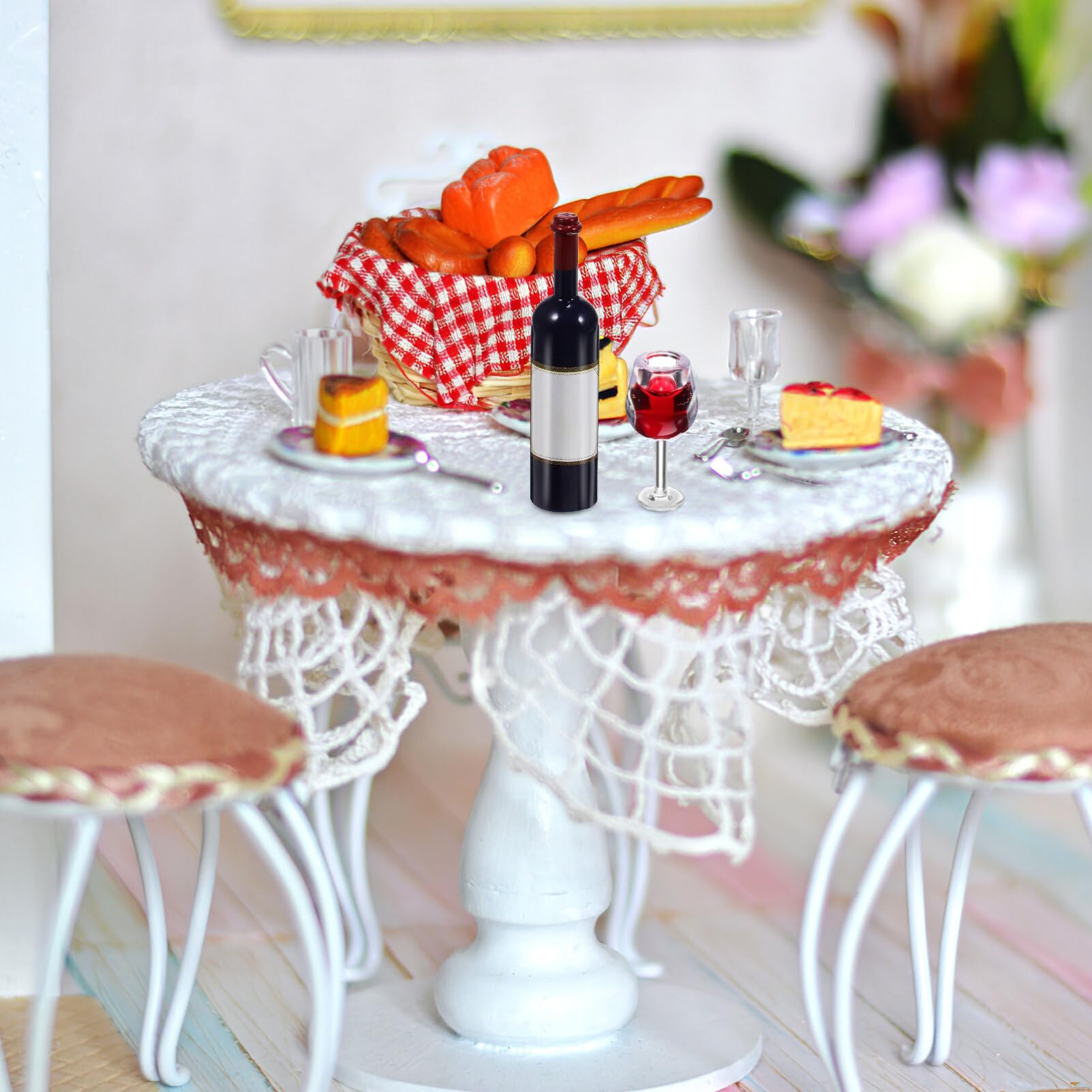 Foto 7 | Juego De Botellas De Vino En Miniatura Dollhouse, 18 Piezas - Venta Internacional.