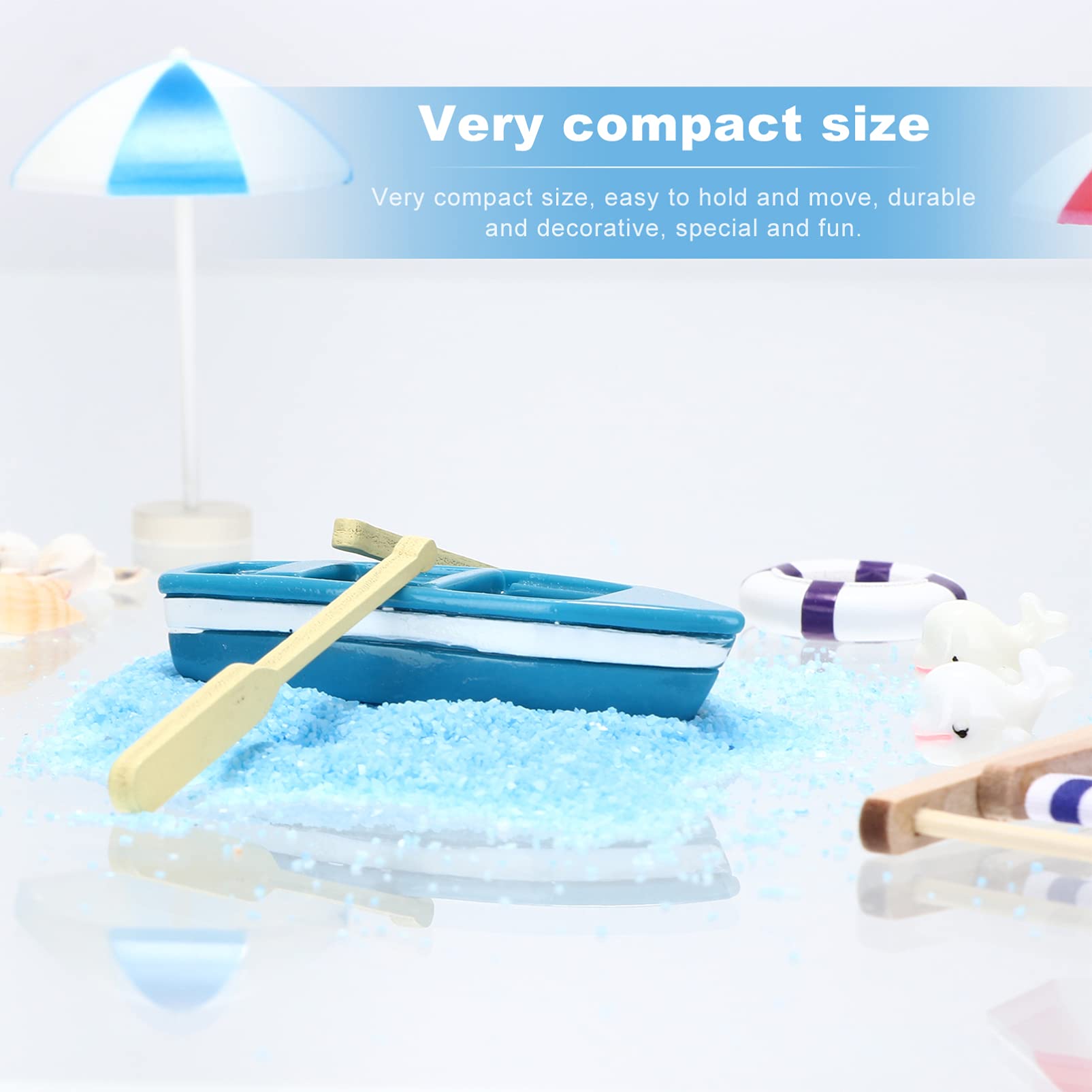 Foto 3 pulgar | Kit De Adornos En Miniatura Con Temática De Playa, 18 Piezas, Para Decoración Del Hogar - Venta Internacional.