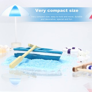 Foto 2 | Kit De Adornos En Miniatura Con Temática De Playa, 18 Piezas, Para Decoración Del Hogar - Venta Internacional.