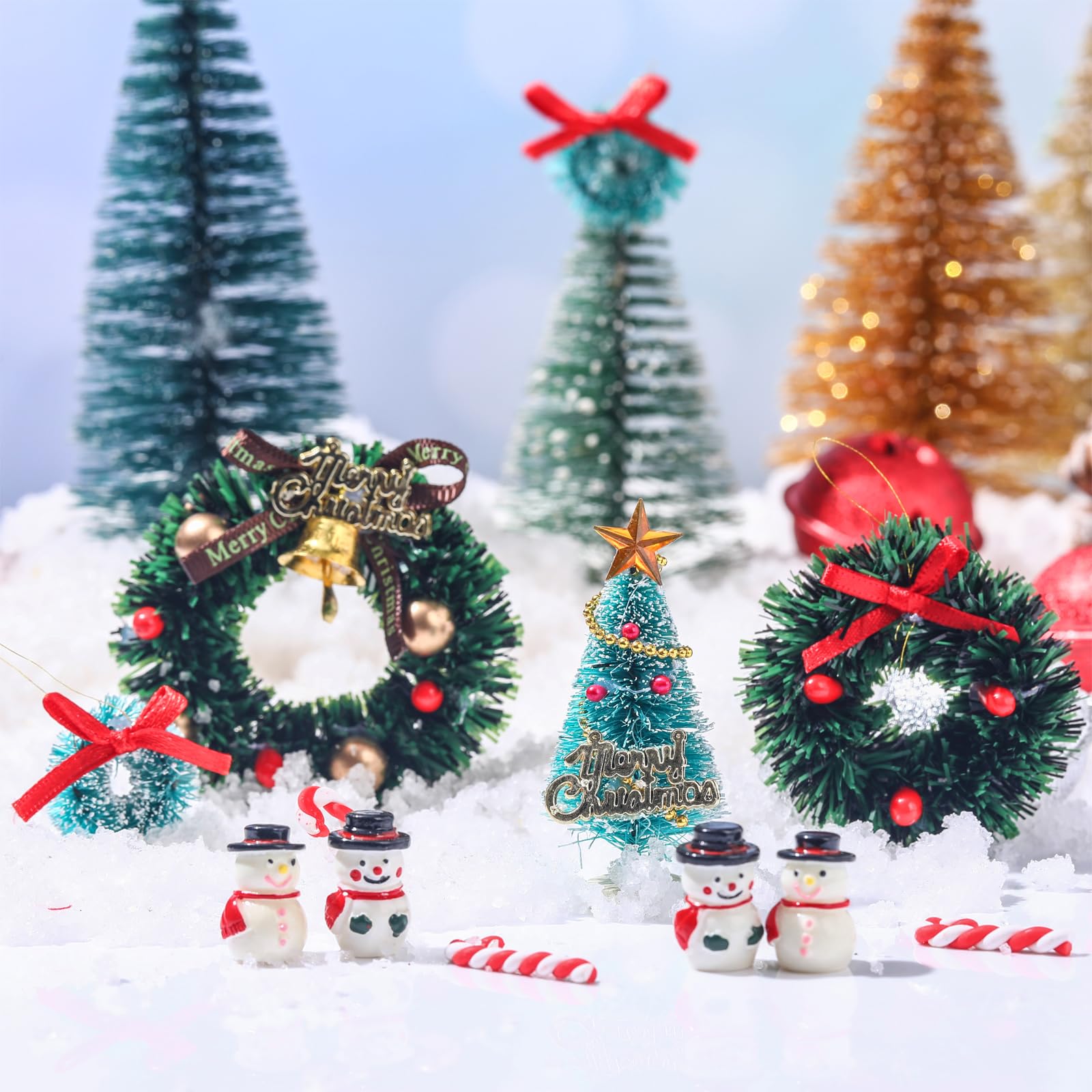 Figuras En Miniatura Con Forma De Casa De Muñecas Navideñas, 36 Unidades, 1:12 - Venta Internacional.