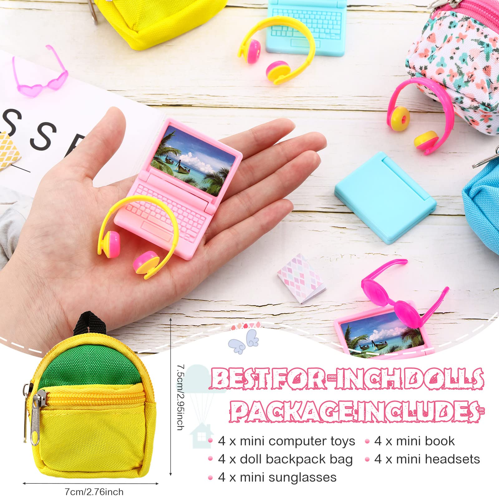Foto 3 pulgar | Set De Mochilas Para Muñecas Charniol Dollhouse School Accessories X20 - Venta Internacional.