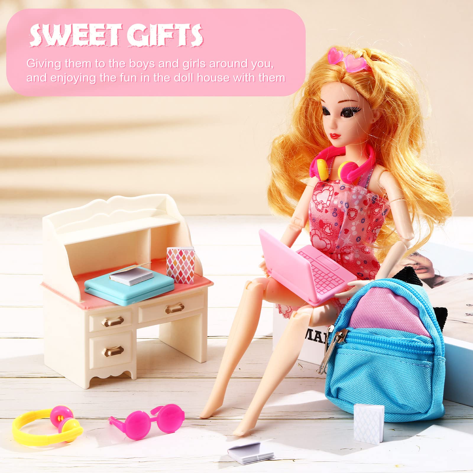 Foto 4 pulgar | Set De Mochilas Para Muñecas Charniol Dollhouse School Accessories X20 - Venta Internacional.