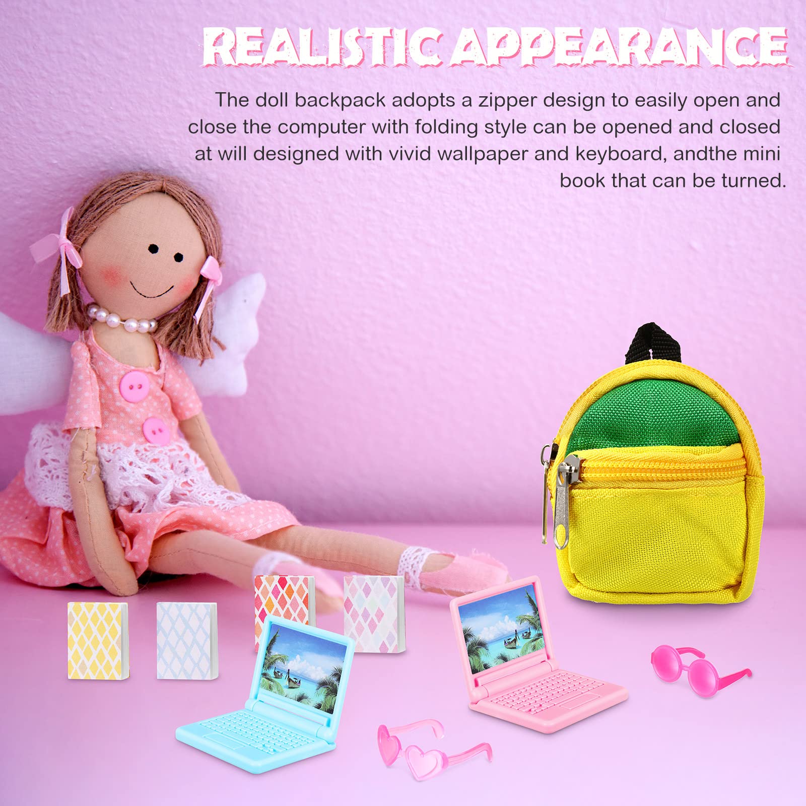 Foto 7 pulgar | Set De Mochilas Para Muñecas Charniol Dollhouse School Accessories X20 - Venta Internacional.