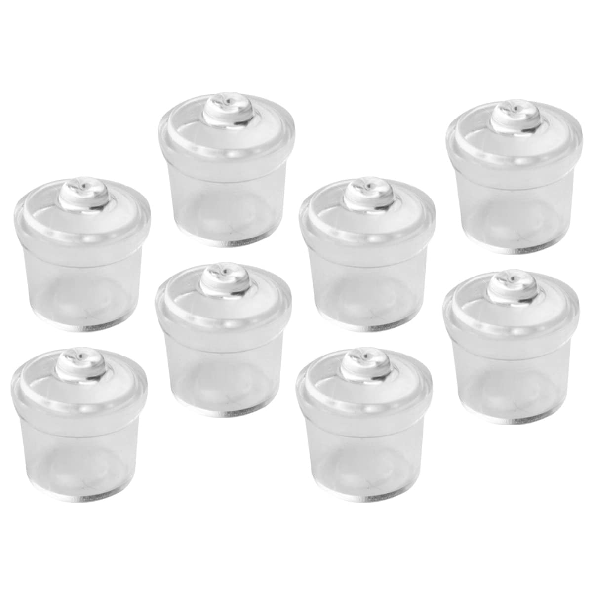 Foto 2 pulgar | Tarro Miniatura Para Caramelos Toyandona Con Forma De Casa De Muñecas, Pvc Transparente, 8 Unidades - Venta Internaci