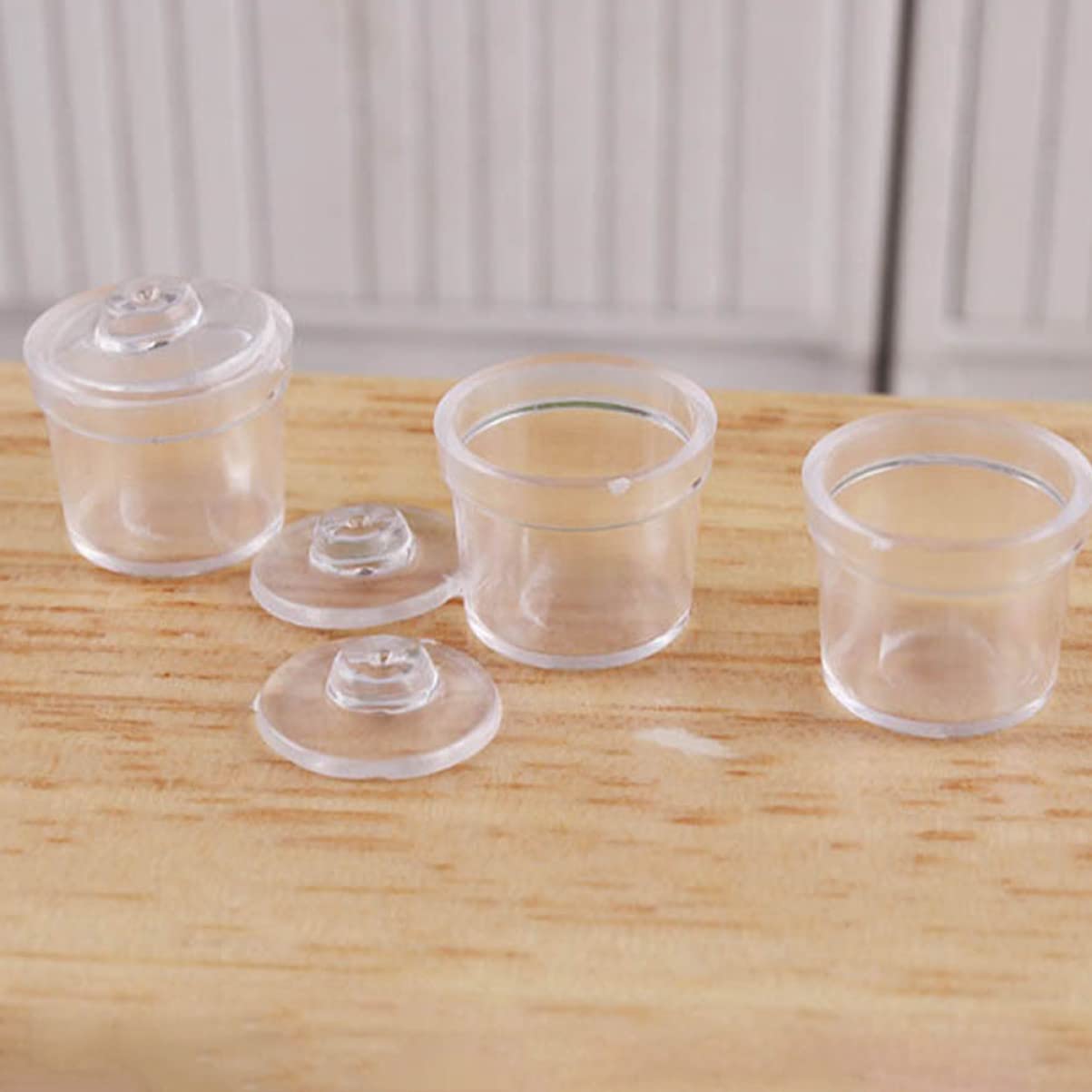 Foto 3 pulgar | Tarro Miniatura Para Caramelos Toyandona Con Forma De Casa De Muñecas, Pvc Transparente, 8 Unidades - Venta Internaci