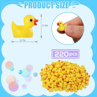 Foto 2 | Minifiguras De Pato Louhua, Paquete De 220 Unidades, Para Decoración De Casas De Muñecas - Venta Internacional.