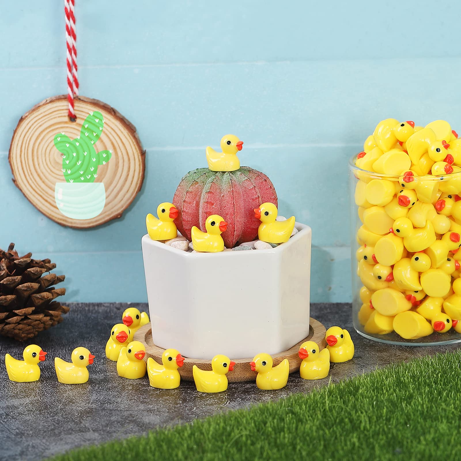 Foto 4 pulgar | Minifiguras De Pato Louhua, Paquete De 220 Unidades, Para Decoración De Casas De Muñecas - Venta Internacional.