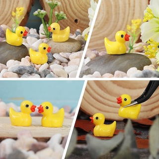 Foto 4 | Minifiguras De Pato Louhua, Paquete De 220 Unidades, Para Decoración De Casas De Muñecas - Venta Internacional.
