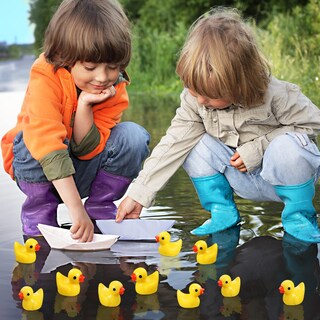 Foto 7 | Minifiguras De Pato Louhua, Paquete De 220 Unidades, Para Decoración De Casas De Muñecas - Venta Internacional.