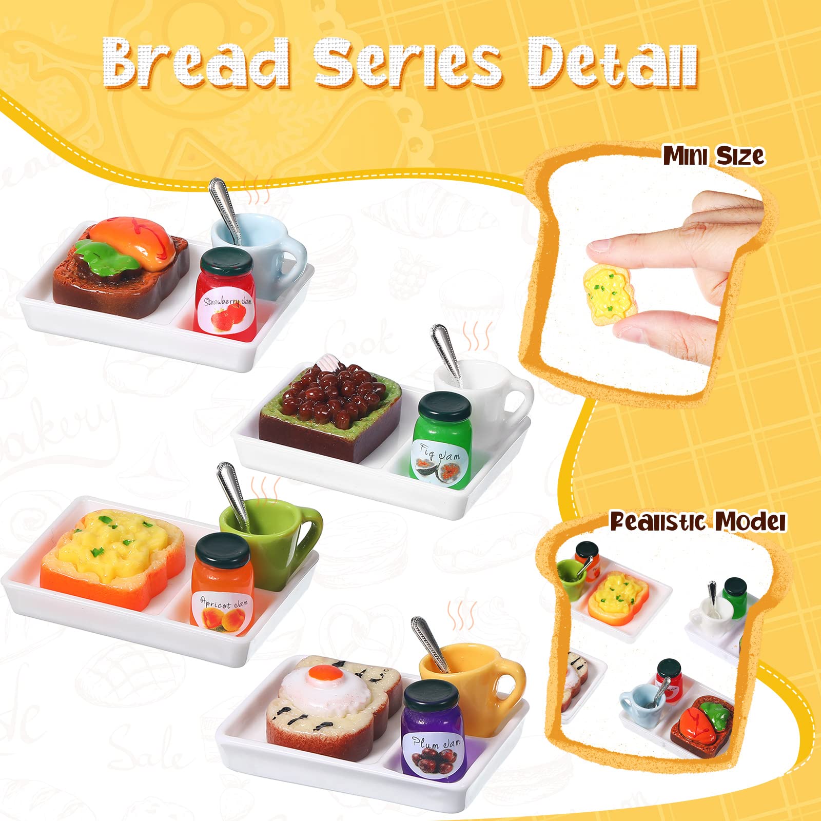 Foto 5 pulgar | Juego De Accesorios De Comida Rápida En Miniatura Dollhouse, 50 Piezas - Venta Internacional.